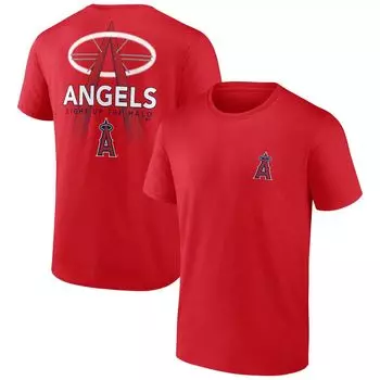 Мужская красная футболка с логотипом Los Angeles Angels Iconic Bring It Fanatics