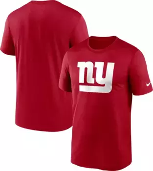 Мужская красная футболка с логотипом Nike New York Giants Legend