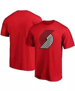 Мужская красная футболка с логотипом Portland Trail Blazers Primary Team Fanatics, красный