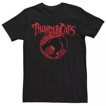 Мужская красная футболка с логотипом ThunderCats Tie Dye Licensed Character