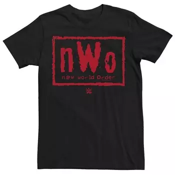 Мужская красная футболка с логотипом WWE New World Order Team Licensed Character, черный