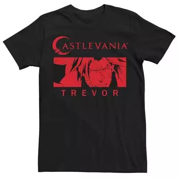 Мужская красная футболка с плакатом Netflix Castlevania Trevor Licensed Character