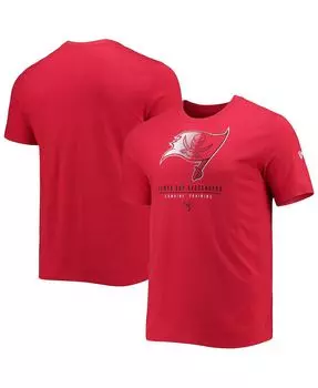 Мужская красная футболка tampa bay buccaneers combine authentic go for it New Era, красный