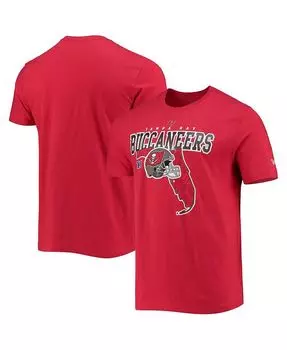 Мужская красная футболка Tampa Bay Buccaneers Local Pack New Era, красный