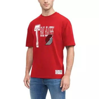 Мужская красная футболка Tommy Jeans Portland Trail Blazers Mel Varsity