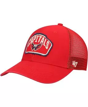 Мужская красная кепка '47 Washington Capitals Cledus MVP Trucker Snapback '47 Brand