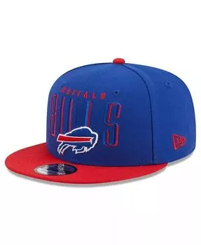 Мужская красная кепка Buffalo Bills Headline 9FIFTY Snapback Royal красного цвета New Era, синий