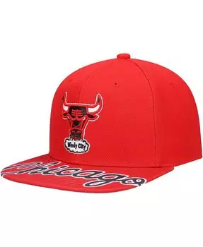 Мужская красная кепка Chicago Bulls Hardwood Classics Swingman Pop Snapback Mitchell & Ness