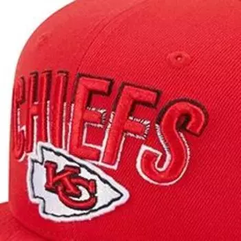 Мужская красная кепка New Era Kansas City Chiefs Grade Trucker 9FIFTY Snapback