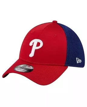 Мужская красная кепка Philadelphia Phillies Neo 39THIRTY Flex New Era, красный