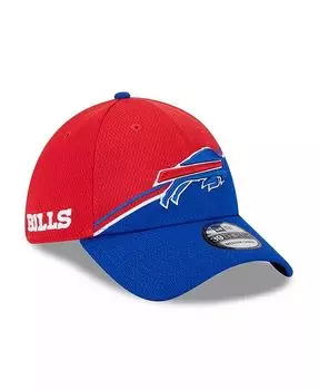 Мужская красная кепка Royal Buffalo Bills 2023 Sideline 39THIRTY Flex New Era, красный
