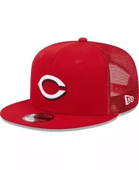 Мужская красная кепка Snapback Cincinnati Reds Team Color Trucker 9FIFTY New Era, красный