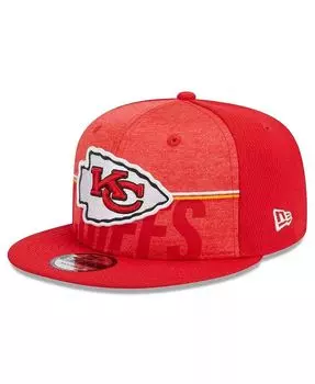 Мужская красная кепка Snapback Kansas City Chiefs 2023 NFL Training Camp 9FIFTY New Era, красный