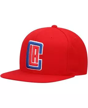 Мужская красная кепка Snapback La Clippers Team Ground Mitchell & Ness