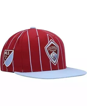 Мужская красная кепка Snapback с булавкой Colorado Rapids Team Mitchell & Ness, красный