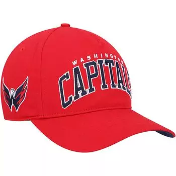 Мужская красная кепка Washington Capitals '47 Block Arch Hitch Snapback