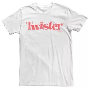 Мужская красная классическая футболка с логотипом Twister Licensed Character