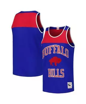 Мужская красная майка Buffalo Bills Heritage с цветными блоками Royal, красный цвет Mitchell & Ness