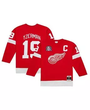 Мужская красная майка игрока команды Steve Yzerman Detroit Red Wings 1996/97 Blue Line Mitchell & Ness, красный