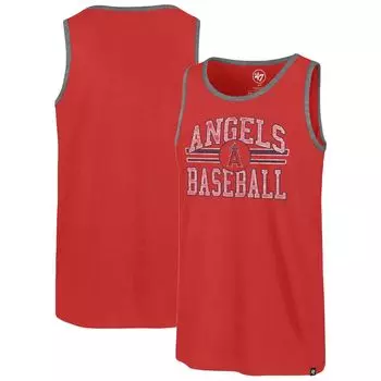 Мужская красная майка Los Angeles Angels Winger Franklin '47