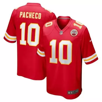 Мужская красная майка Nike Isiah Pacheco Kansas City Chiefs Game Player, цвет Chf Red