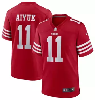 Мужская красная майка Nike Tampa Bay Buccaneers Brandon Aiyuk #11