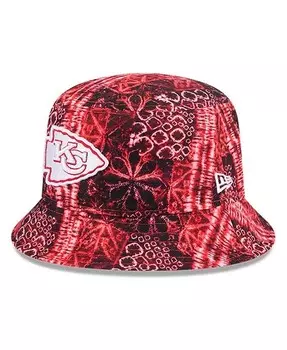 Мужская красная панама Kansas City Chiefs Shibori New Era, красный
