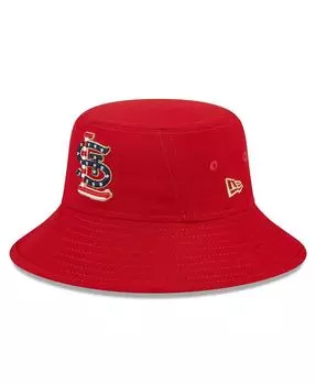 Мужская красная панама St. Louis Cardinals 2023 Четвертого июля New Era