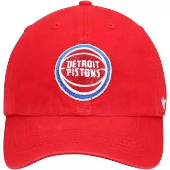 Мужская красная приталенная кепка франчайзингового выпуска Detroit Pistons '47