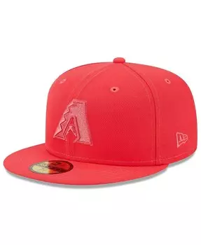 Мужская красная приталенная шляпа Arizona Diamondbacks 2023 Spring Color Basic 59FIFTY New Era
