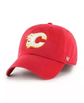 Мужская красная приталенная шляпа Calgary Flames Classic Franchise '47 Brand, красный