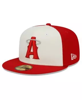 Мужская красная приталенная шляпа Los Angeles Angels 2022 City Connect 59FIFTY New Era