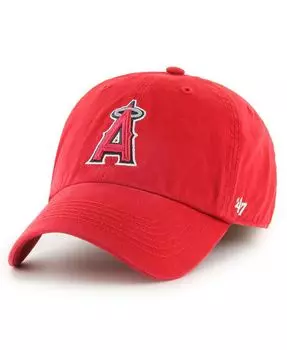 Мужская красная приталенная шляпа с логотипом франшизы Los Angeles Angels '47 Brand