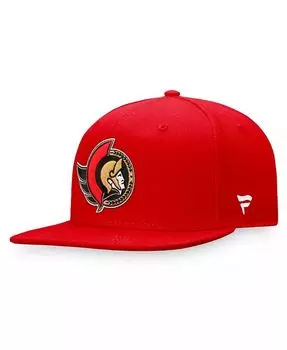 Мужская красная приталенная шляпа с логотипом Ottawa Senators Core Primary Fanatics, красный