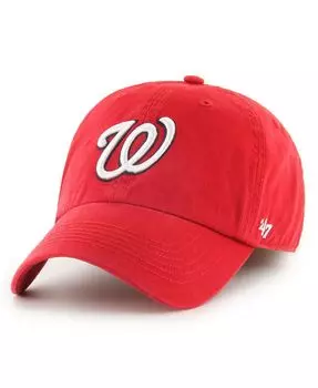 Мужская красная приталенная шляпа с логотипом Washington Nationals Franchise '47 Brand