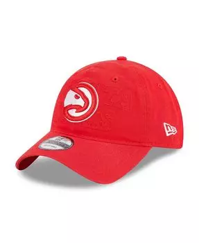 Мужская красная регулируемая кепка Atlanta Hawks NBA Draft 9TWENTY 2023 New Era