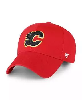 Мужская красная регулируемая кепка Calgary Flames Legend MVP '47 Brand, красный