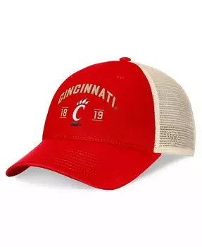 Мужская красная регулируемая кепка Cincinnati Bearcats Heritage Waylon Trucker Top Of The World, красный