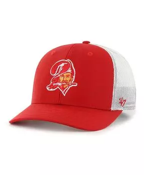 Мужская красная регулируемая кепка дальнобойщика Tampa Bay Buccaneers '47 Brand