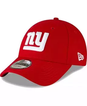 Мужская красная регулируемая кепка New York Giants 9FORTY The League New Era, красный