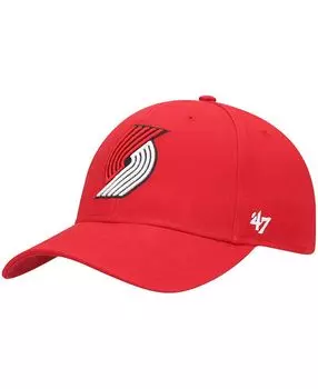 Мужская красная регулируемая кепка Portland Trail Blazers Legend MVP '47 Brand