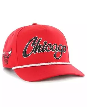 Мужская красная регулируемая кепка с логотипом Chicago Bulls Overhand '47 Brand, красный