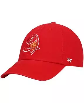 Мужская красная регулируемая кепка Tampa Bay Buccaneers Clean Up Legacy '47 Brand