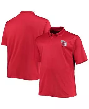 Мужская красная рубашка-поло Cleveland Guardians Birdseye Profile, красный