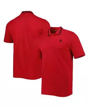 Мужская красная рубашка-поло Manchester United Club adidas
