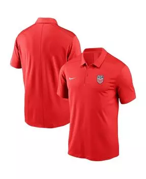 Мужская красная рубашка-поло USMNT Victory Performance Nike