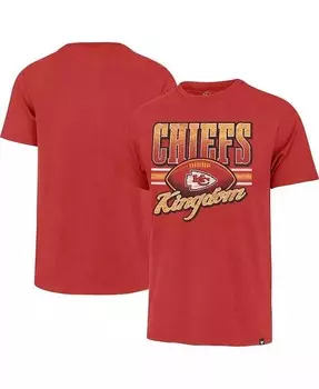 Мужская красная рваная футболка Kansas City Chiefs Chiefs Kingdom Regional Franklin '47 Brand, красный
