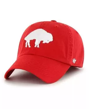 Мужская красная рваная приталенная шляпа Buffalo Bills Gridiron Classics Franchise Legacy '47 Brand, красный