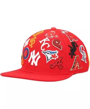 Мужская красная шерстяная кепка Mlb Pro League Snapback Pro Standard