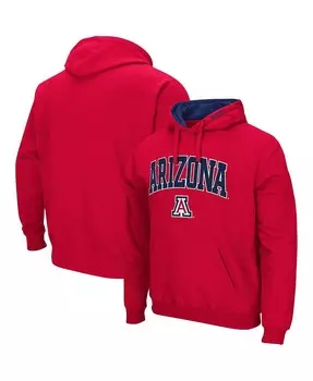 Мужская красная толстовка с капюшоном arizona wildcats arch logo 3.0 Colosseum, красный